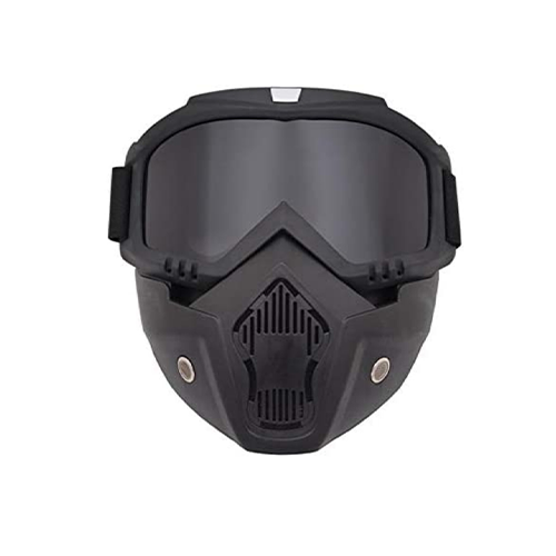 . Motorcycle black face mask