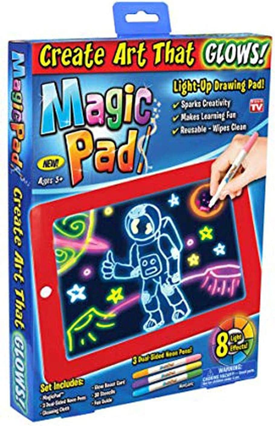 . Magic Pad Light Up LED Drawing Board