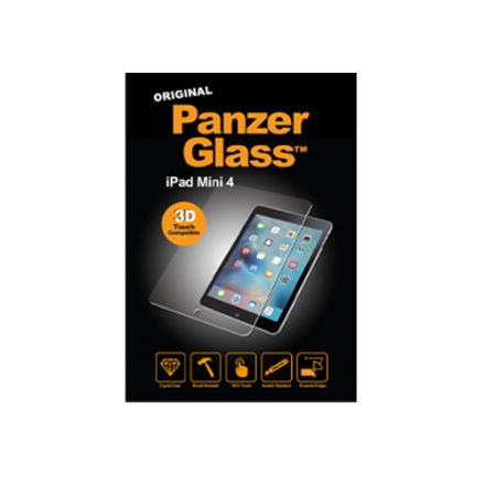 صورة ‏واقي شاشة بانزر جلاس PNZ1051 لآيباد ميني ٤ شفاف‏