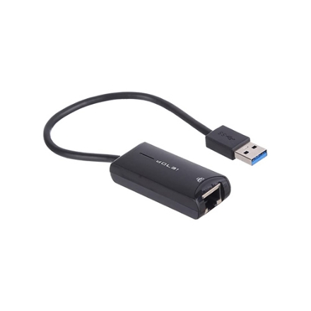 صورة iETOP Kx2158 USB Type-C Port to RJ45 Ethernet Adapter - Black