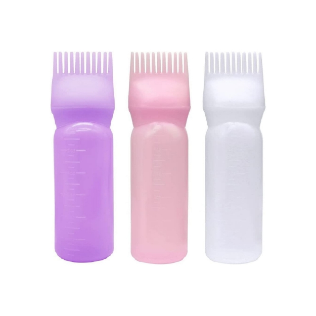 . Root Comb Applicator Bottle 6 Ounce Applicator Bottle for Hair Dye 3 ...