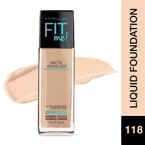 . Maybelline - Fit Me Matte Foundation 118 Light Beige