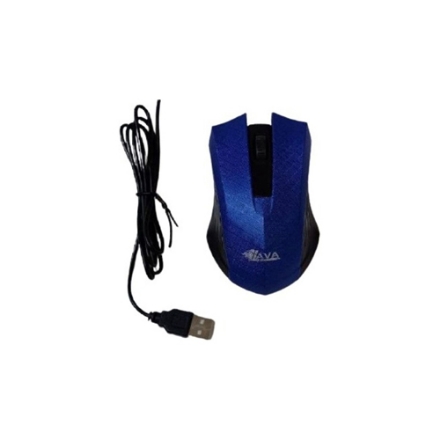صورة Wired Optical Wheel Mouse أسود/أزرق
