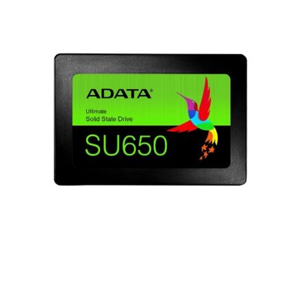 صورة هارد SSD من سلسلة التيميت SU650 بذاكرة سعة 120 جيجابايت من ايه داتا - اسود