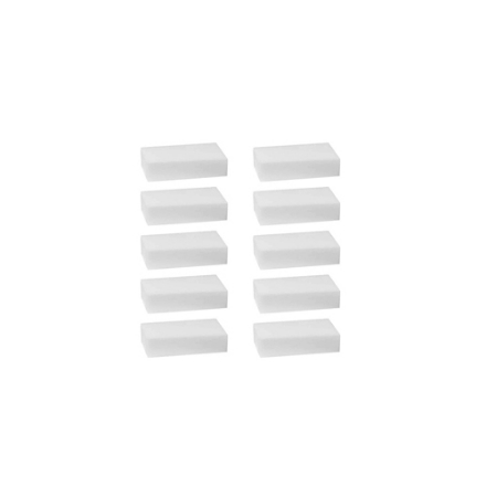 صورة مجموعة إسفنجات سحرية للتنظيف مكونة من 10 قطع أبيض 10 x 62سنتيمتر