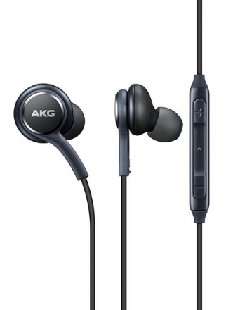 صورة سماعات داخلية AKG مع ميكروفون لأجهزة سامسونج جالكسي S8/S8+ أسود