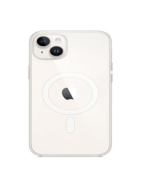 صورة جراب شفاف لهاتف iPhone 14 Plus مقاس 6.7 بوصة مزود بـ MagSafe