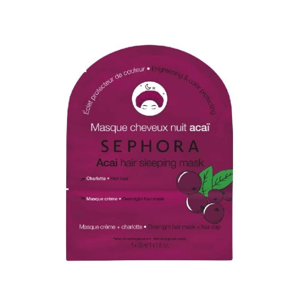 صورة Sephora خلاصة الآساي - قناع النوم لتنعيم الشعر ومضاد للتجعد - 30 مل