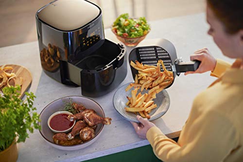 Philips 3000 Series Air Fryer Essential Compact with Rapid Air Technology 13 in 1 Cooking Functions to Fry Bake Grill Roast Reheat with up to 90 Less Fat 4.1L capacity Black HD9252 91