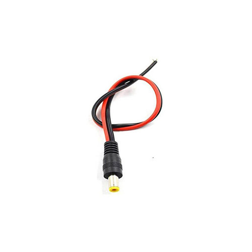 Dc Power Male Connector For Cctv Camera Power Black