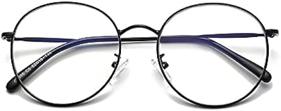 نظارات شمسية للنساء بإطار بيضاوي معدني ذو عدسات شفافة لون أسود, شفاف,