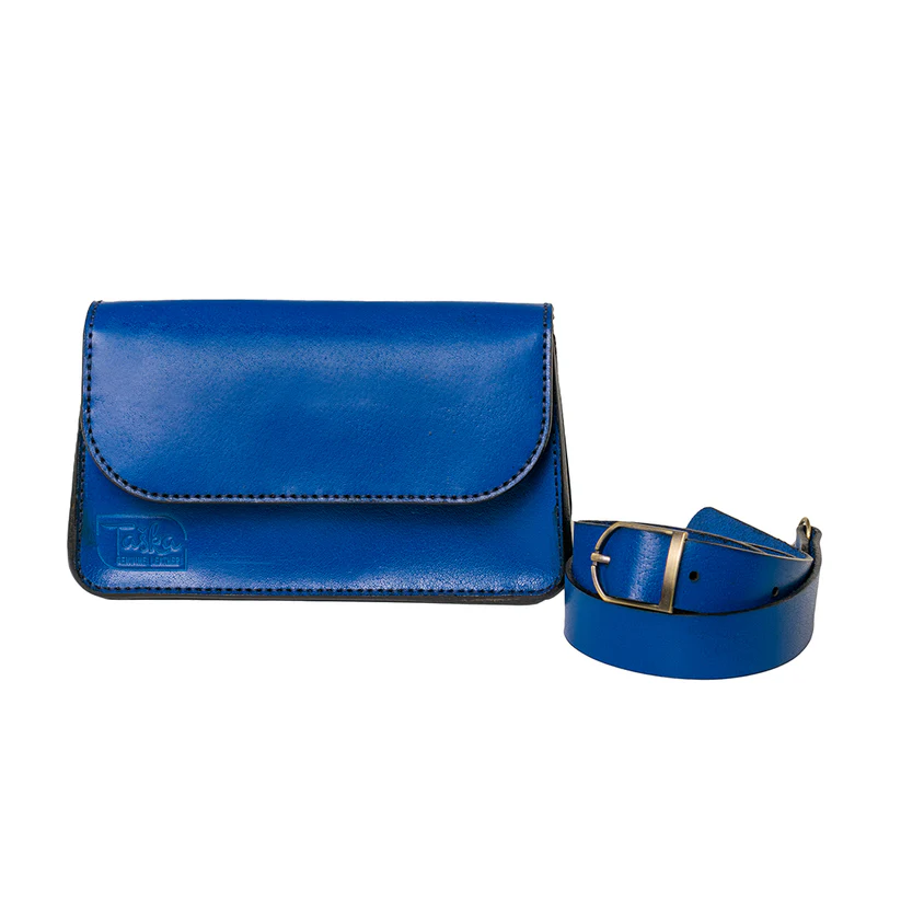 حقيبة كروس كاجوال باللون الأزرق