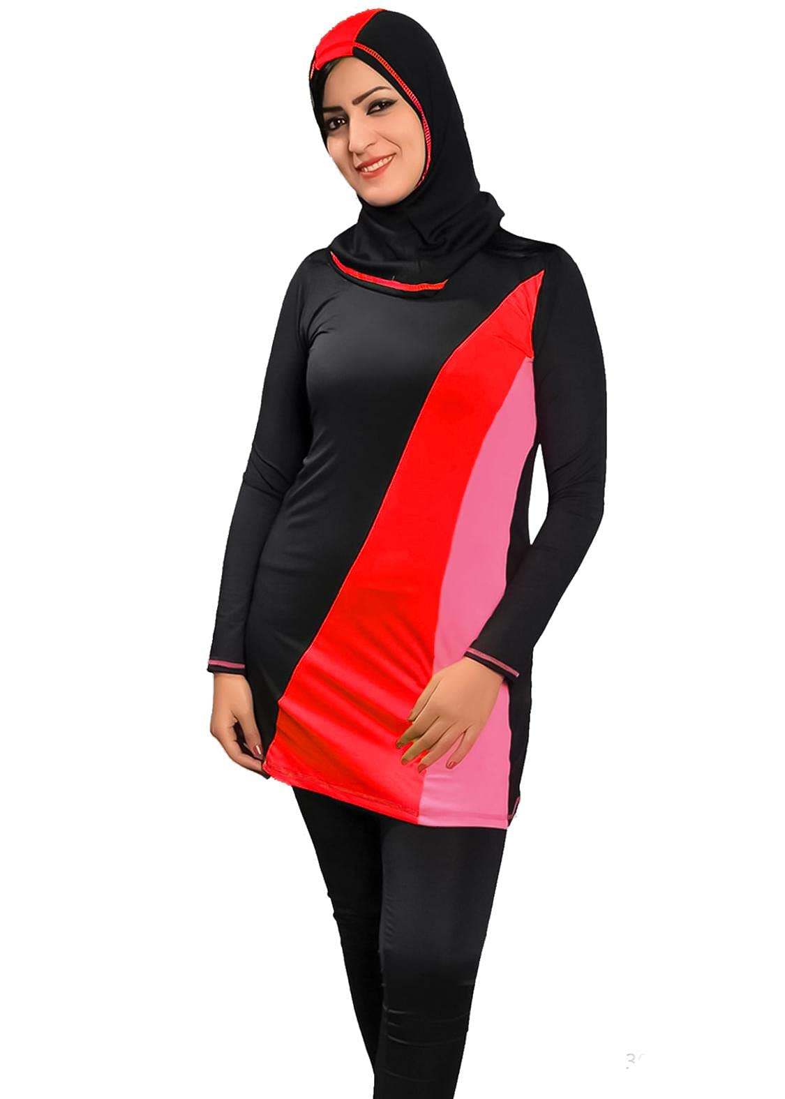 Sharia Burqini Swimwear - Color For Women , 2725618081040 Color Black Size XL