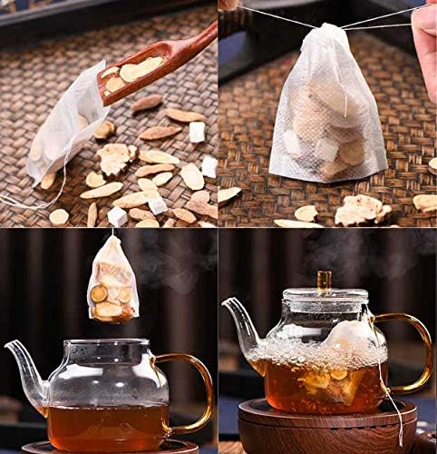 اكياس فلتر لتصفية شاي اكياس بلاستيك من ليبيلا للاستعمال مرة واحدة عبوة 200 كيس للشاي