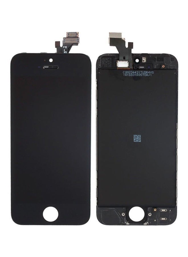 شاشة LCD لمس بديلة لهواتف أبل آيفون 5 أسود