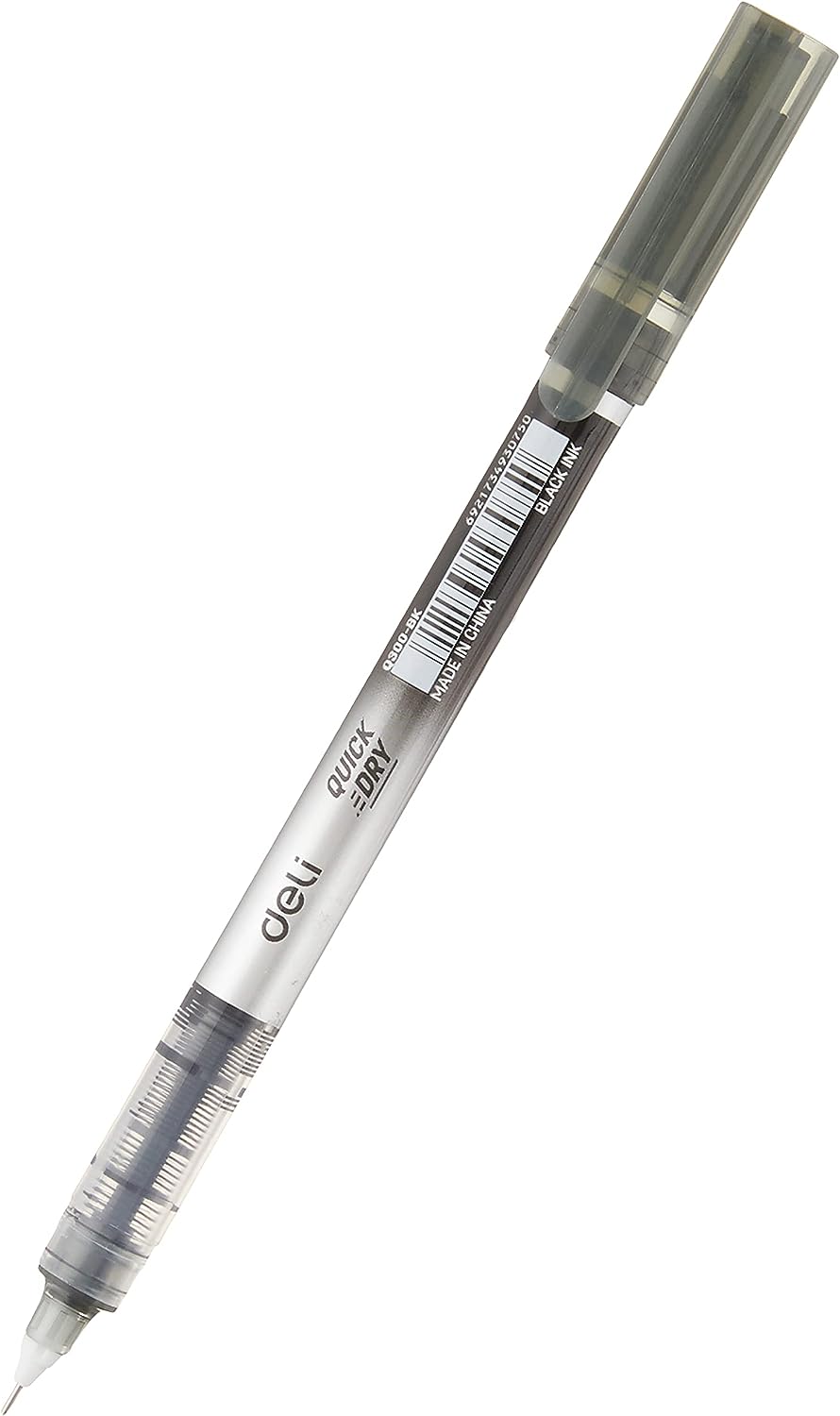 قلم جل بتصميم اسطواني من ديلي - EQ300 - اسود