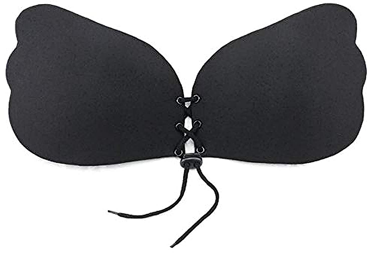 Silicone Bra For Women Color Black Size One Size
