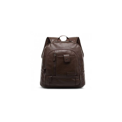 North Wolfman Casual Leather Shoulder Bag, Laptop backpack Brown