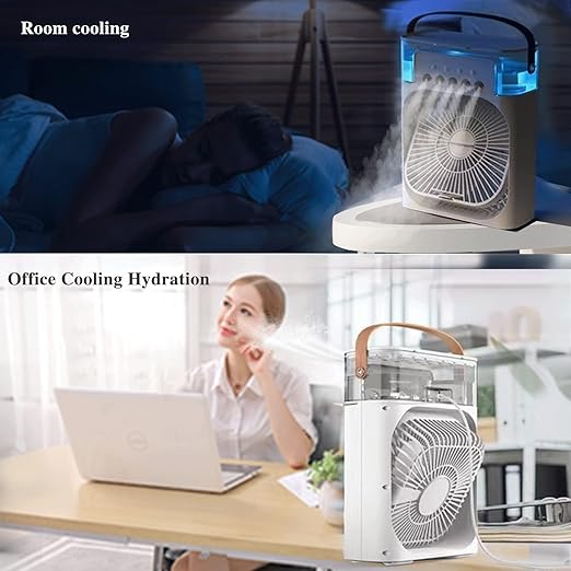 Portable air fashion conditioner with auto evaporation system