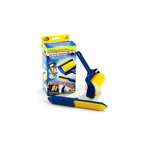 Lint Removal Roller Two Pieces Multi-Use Blue-Yellow