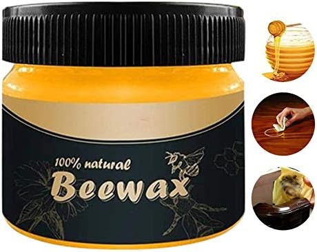 شمع العسل للتوابل الخشبية، منظف وتلميع خشب متعدد الاستخدامات، ملمع التقليدي للخشب والاثاث، طبيعي من العسل، اسيكوتي