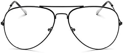 مرآة مربعة كبيرة الشكل في أوروبا وأمريكا بإطار النظارات المعدنية القديمة نظارات الطيار, أبيض,