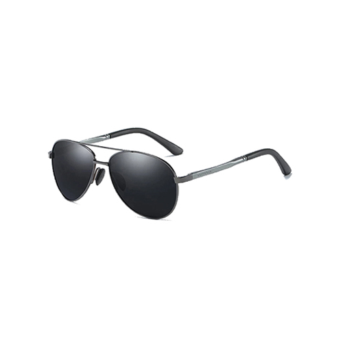 نظارة شمس للرجال أصلية لون رمادي عدسات عالية الجودة بولاريزد كلاسيك