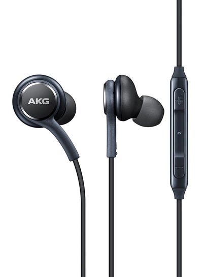 سماعات داخلية AKG مع ميكروفون لأجهزة سامسونج جالكسي S8/S8+ أسود