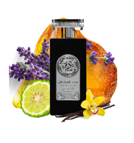 Asdaaf Majd Al Sultan Black Intense Eau De Parfum For Men 100ml
