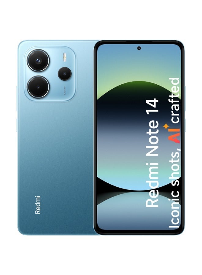 Xiaomi Redmi Note 14 Smartphone, 6 + 128 GB, Green, 108 MP AI