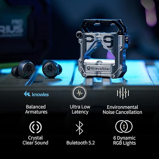 Gravastar sirius pro P9 gaming 2024 earbuds