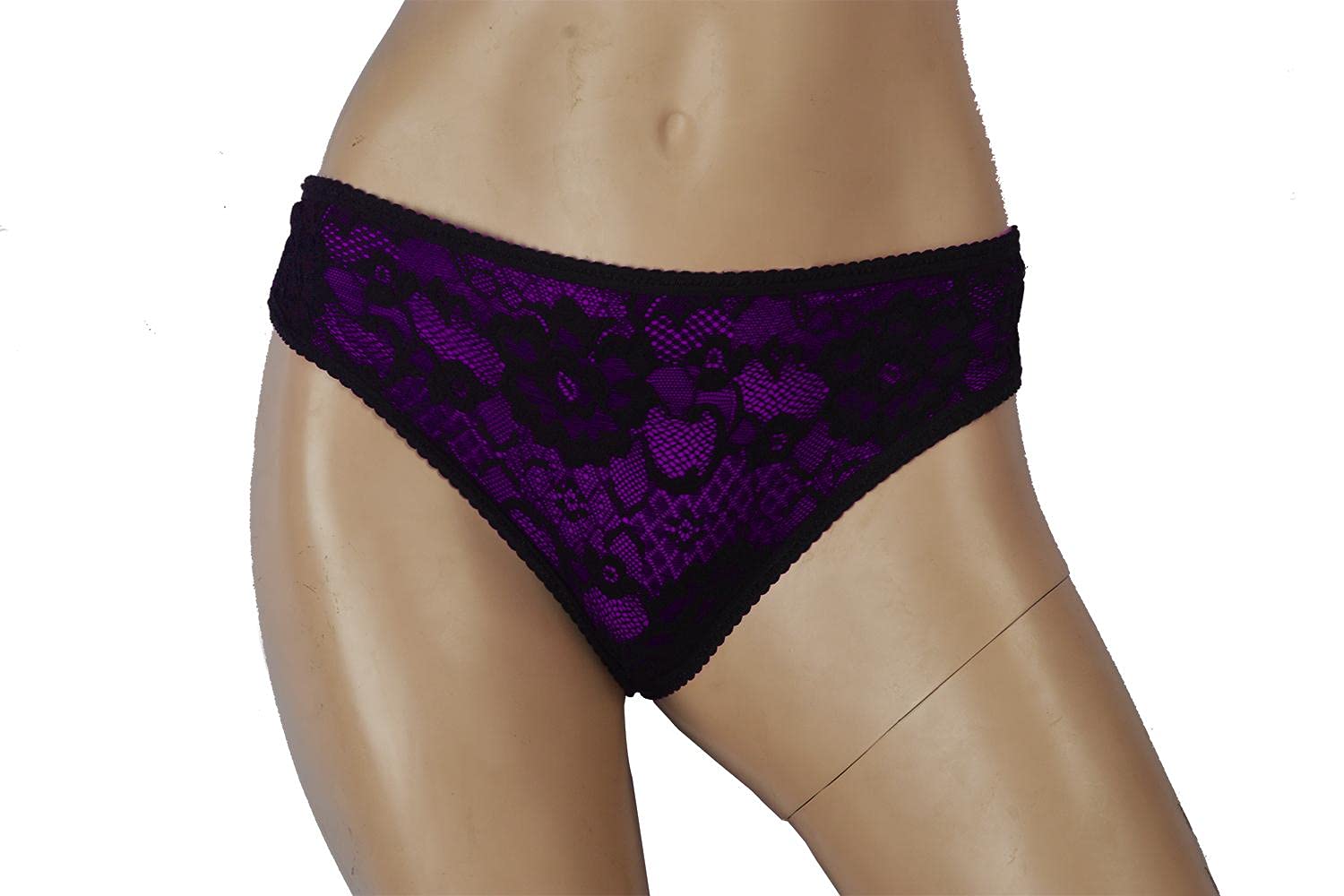 lingerie panties - free size - for women Color Purple Size One Size