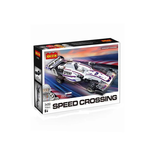 3430 Speed Crossing Building Blocks - 157 Pcs