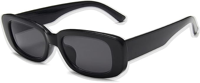 نظارة شمس بشنبر مستطيل بتصميم كلاسيكي انيق للرجال والنساء بمعيار حماية من الاشعة فوق البنفسجية UV400 من جيفان, أسود #1