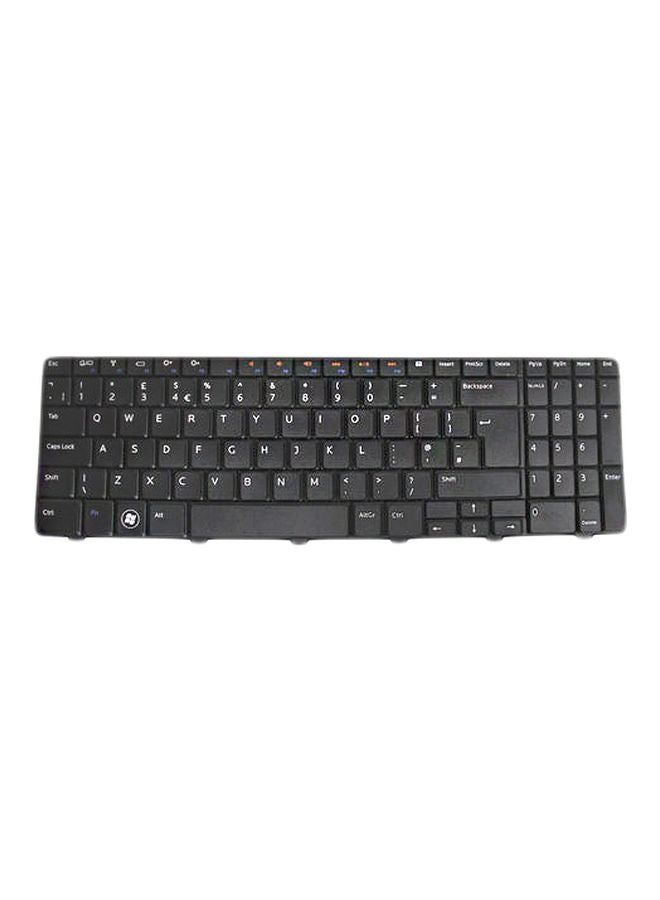 لوحة مفاتيح لأجهزة ديل انسبايرون 5010/N5010/M5010/V110525 - إنجليزي/عربي أسود
