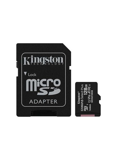 بطاقة مايكرو SD XC كانفاس سيليكت بلس 100R A1 C10 سعة 128 جيجابايت + محول 128.0 GB