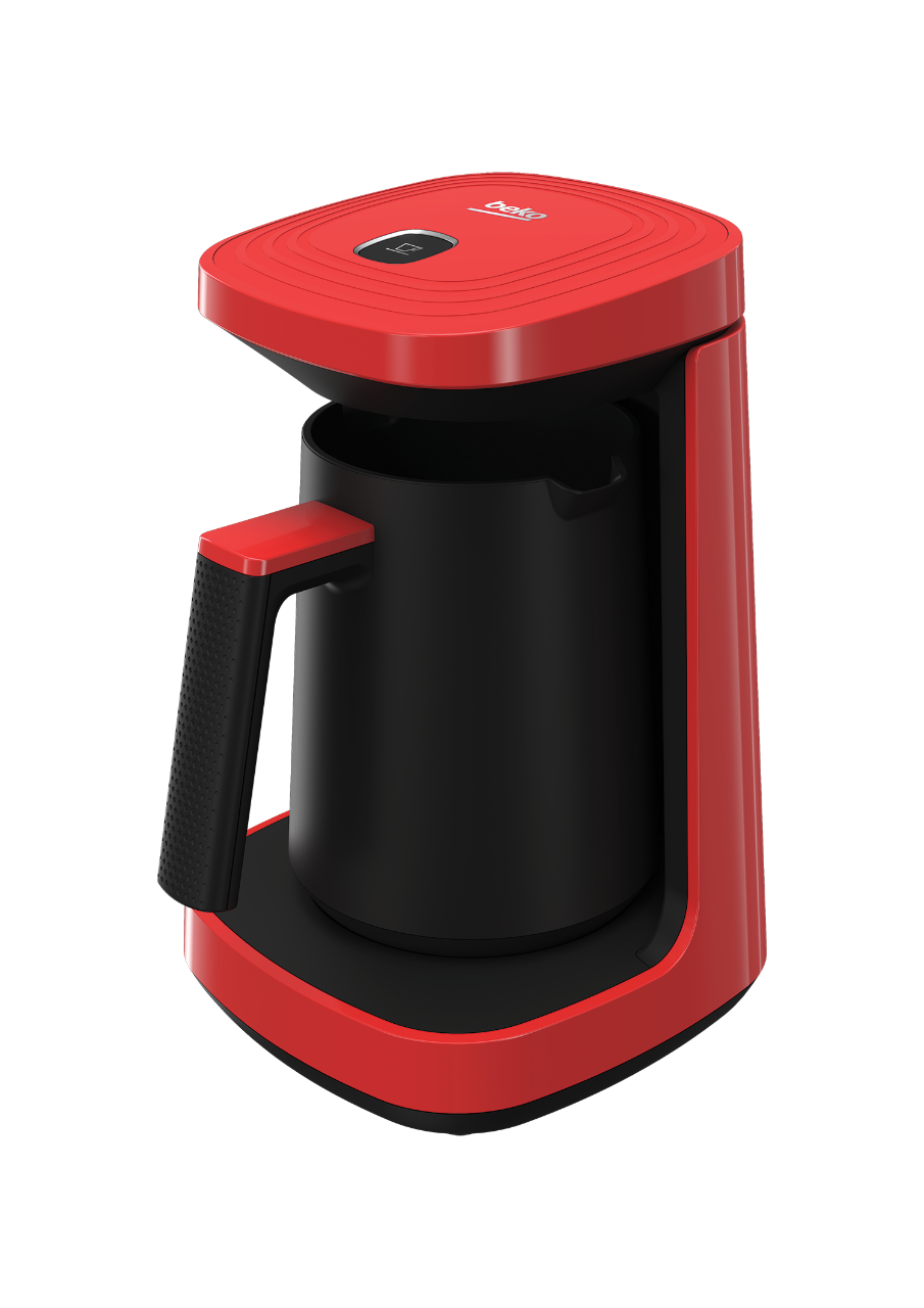ماكينة قهوة تركي بيكو، وعاء واحد، احمر - TKM 2940K