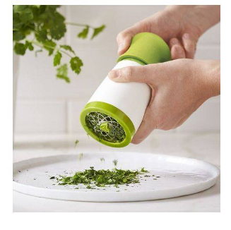 مطحنة أعشاب يدوية متعددة الوظائف - أبيض أخضر