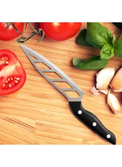 سكين مع فتحات تساعد على تقطيع الخضار و الجبن - لجميع أنواع الأطعمة