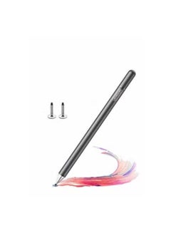 قلم لمس JR-BP560S لأجهزة iPad iPhone وجميع الشاشات مع أطراف بديلة باللون الرمادي