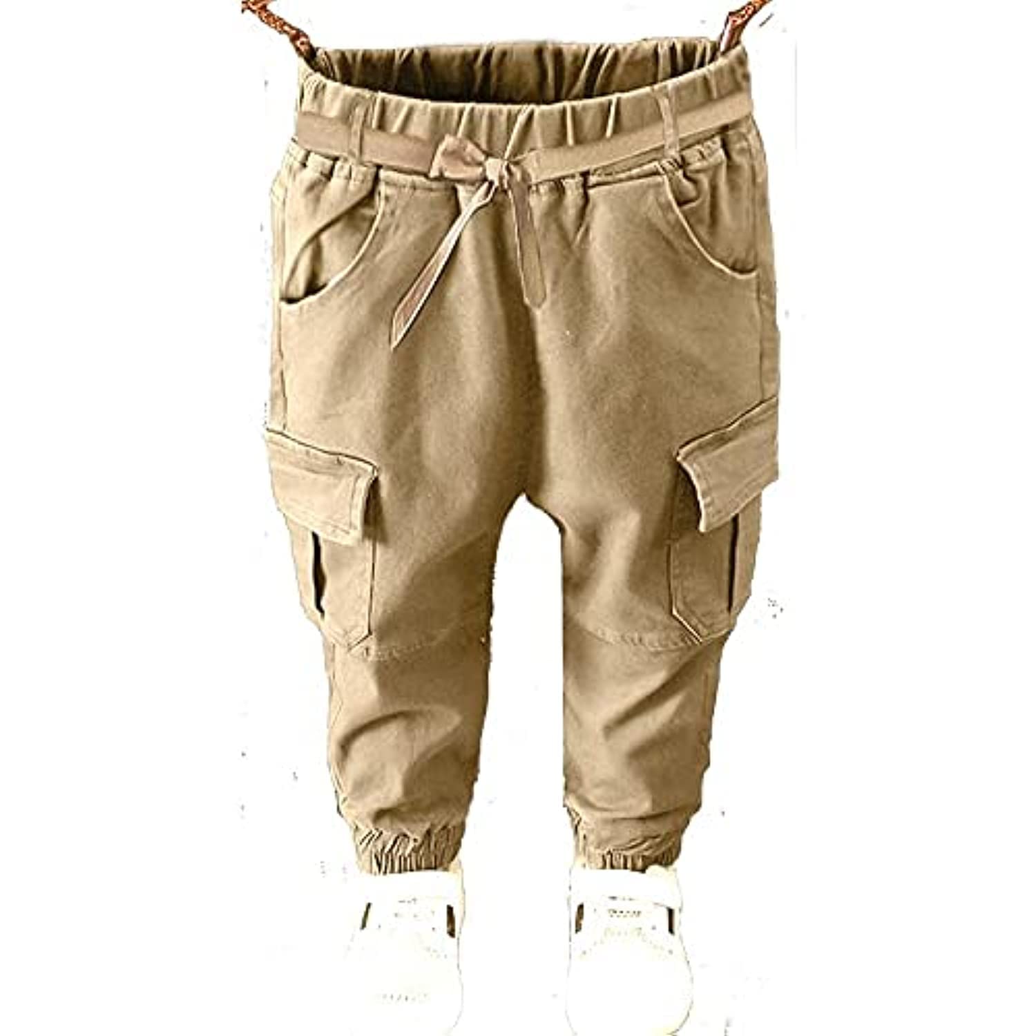 Buggy Drawstring Pants for children 4-6 years old - color Color Beige Size 4-6 Years