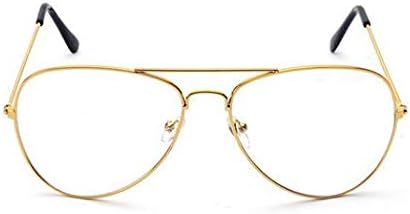 نظارات طبية دائرية مرنة من التيتانيوم, شفاف,