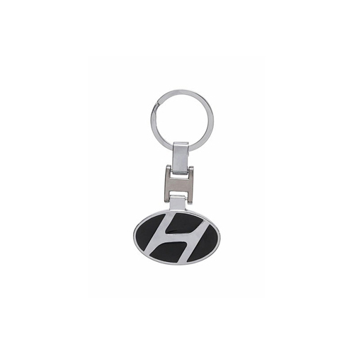 سلسلة مفاتيح مطلية بالنيكل بتصميم شعار سيارة هيونداي